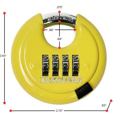 DaVinci Lock – Yellow - 10 Pack