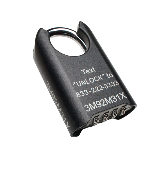 DaVinci Lock - High Collar - Black - Text-to-Release - 10 Pack