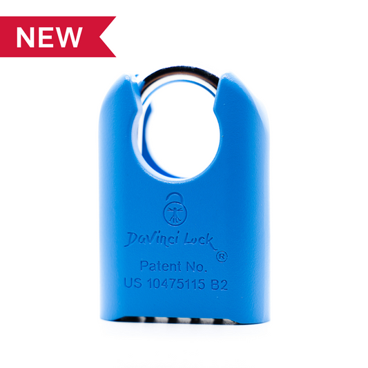 DaVinci Lock - High Collar Lock 2.0 - Blue - 10 Pack