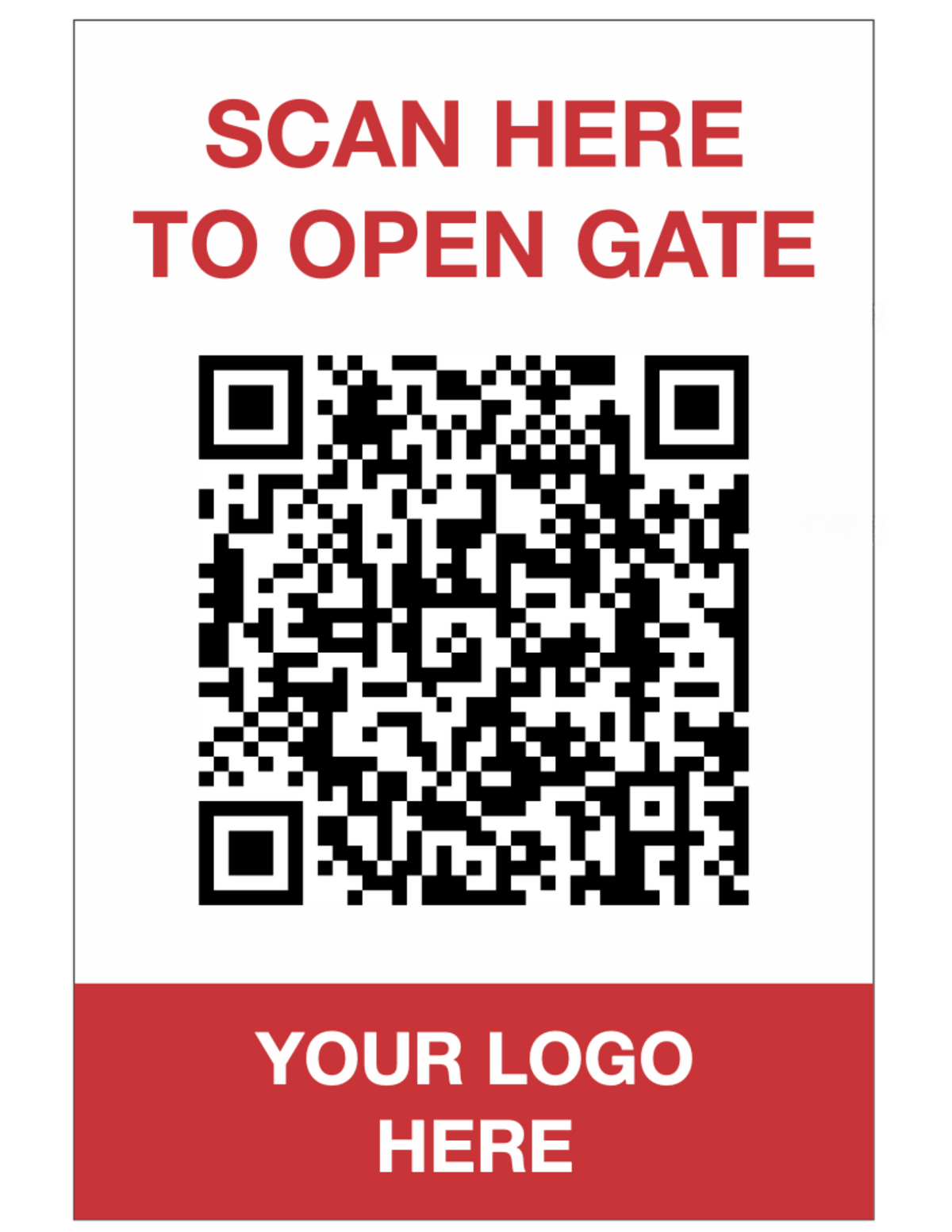 Open Gate Sign Sign - Open Gate – DaVinci Lock Self Storage, Inc.